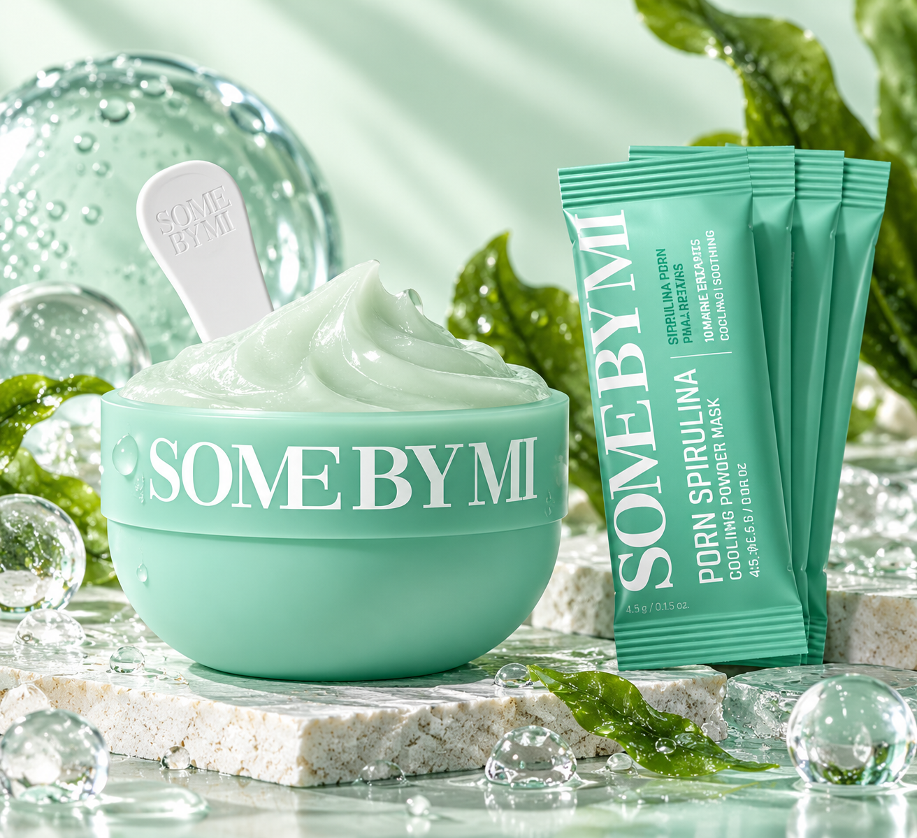 Some By Mi PDRN Spirulina Soothing Sherbet Mask