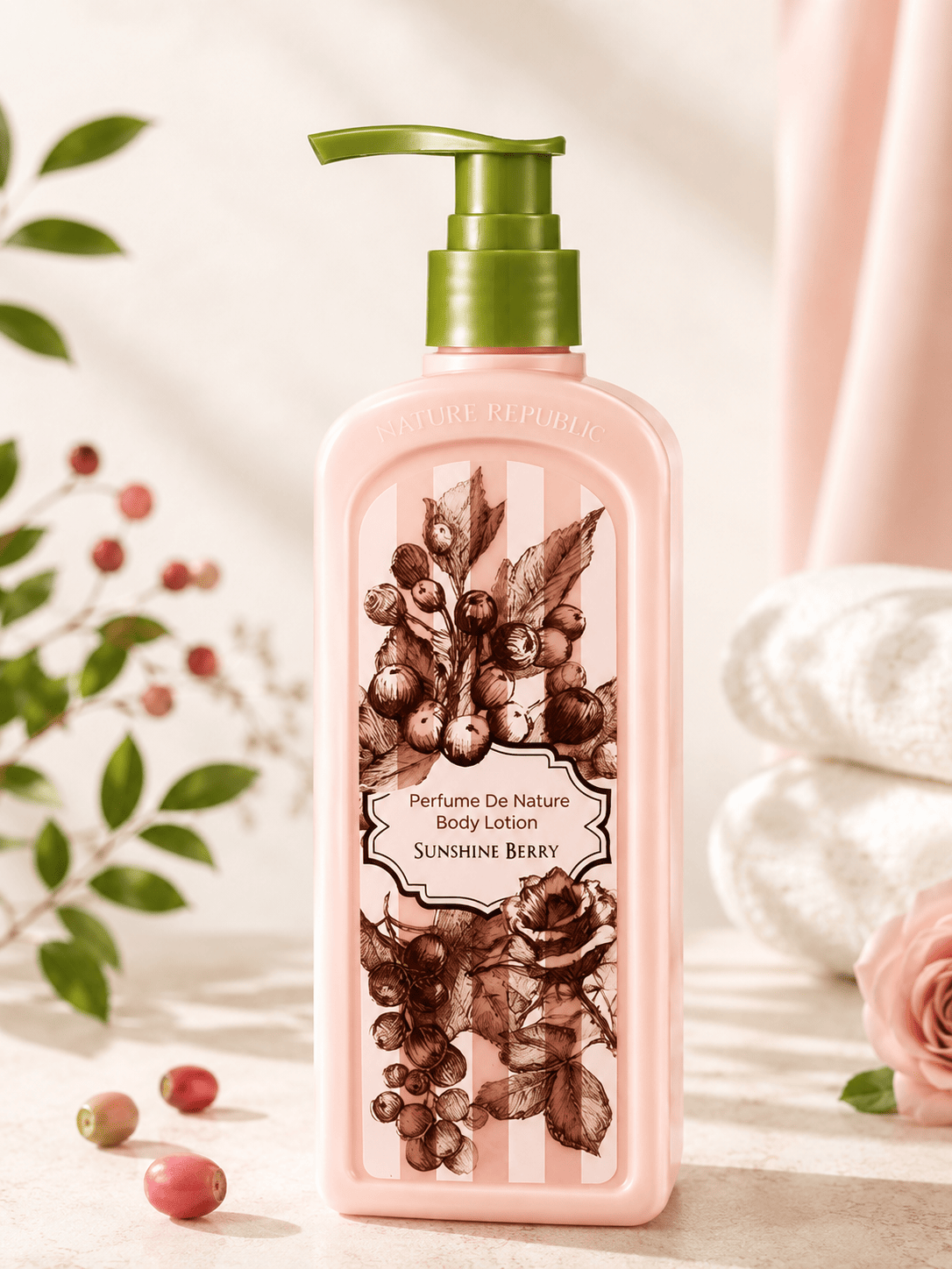 Nature Republic - Perfume De Nature Body Lotion Sunshine Berry, 345ml