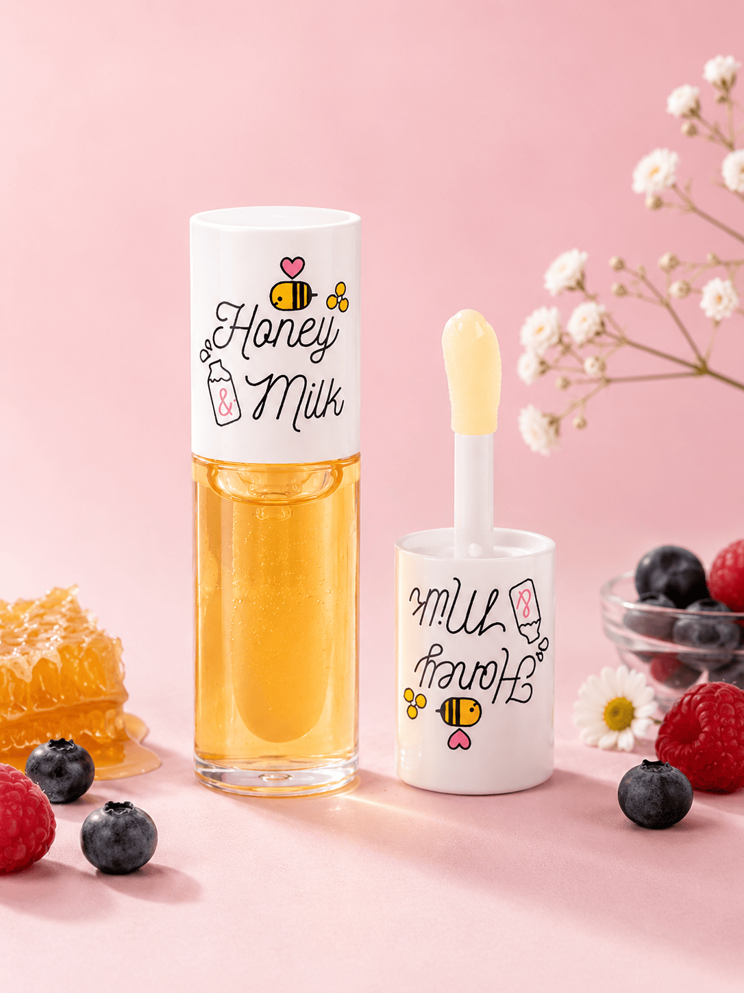 A'pieu Honey & Milk Lip Oil Berry Milk 5g