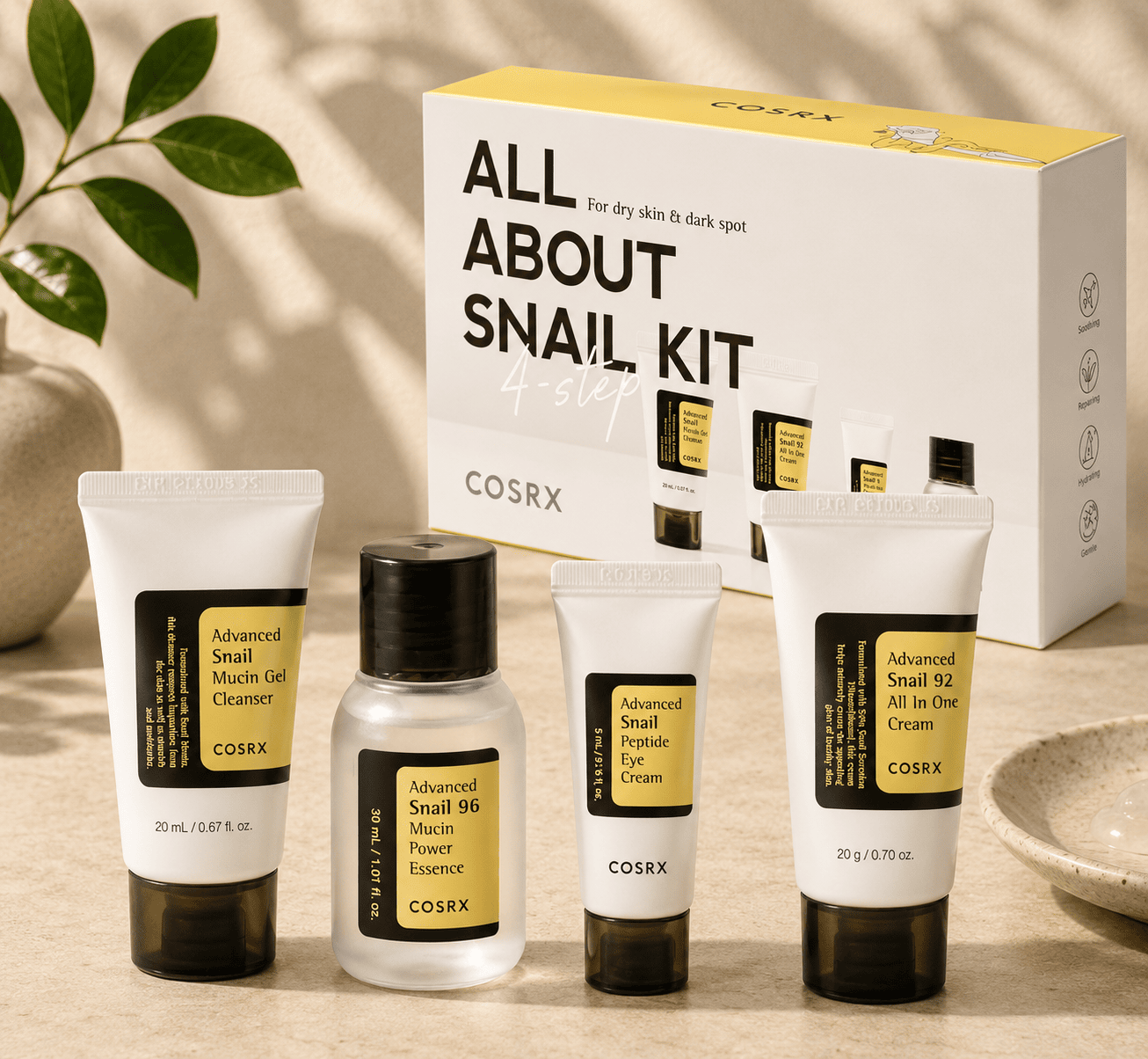 COSRX All About Snail Kit 4-Step