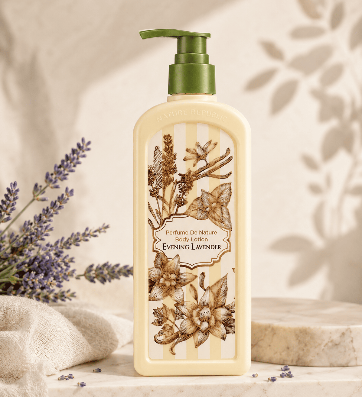 Nature Republic - Perfume De Nature Body Lotion Evening Lavender, 345ml