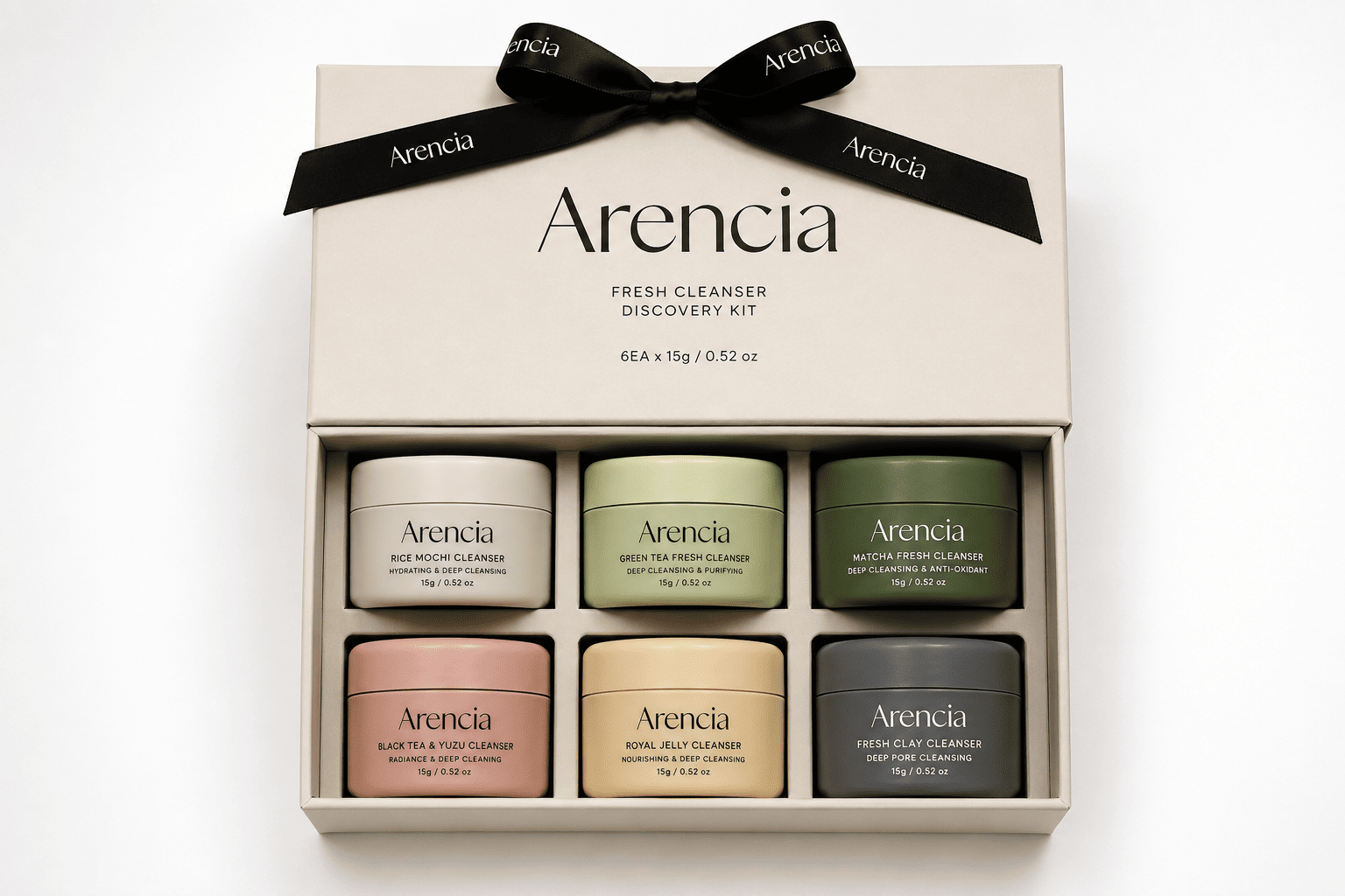 Arencia Fresh Cleanser Discovery Kit (6 x 15g)