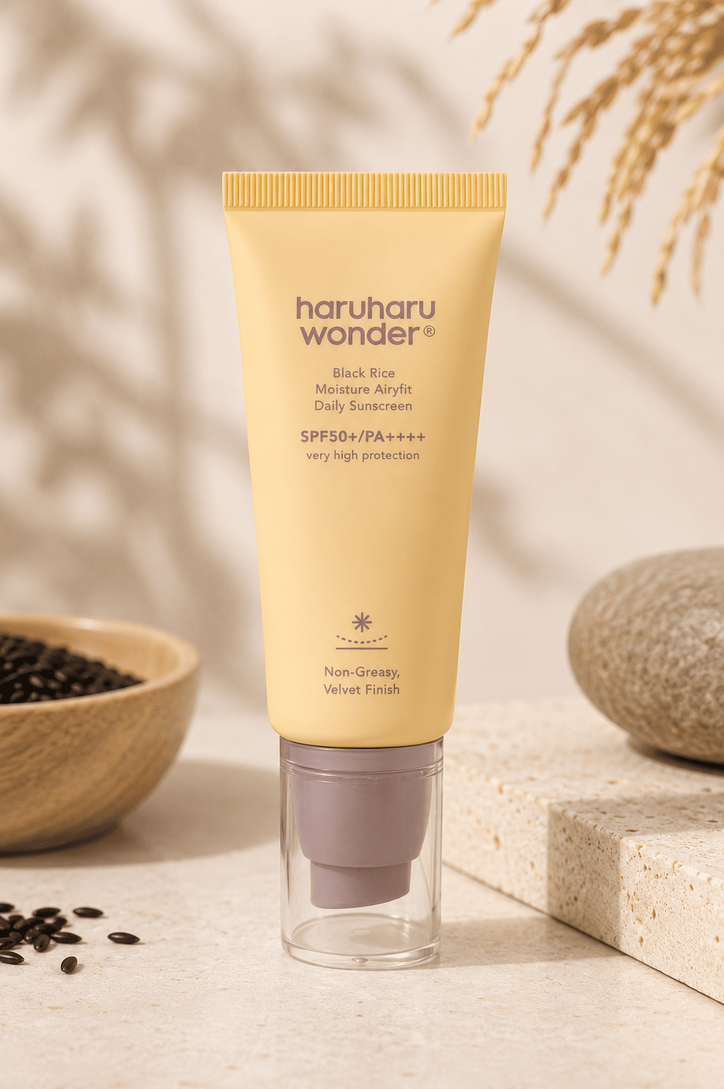 Haruharu Wonder Black Rice Moisture Airyfit Daily Sunscreen SPF 50/PA++++