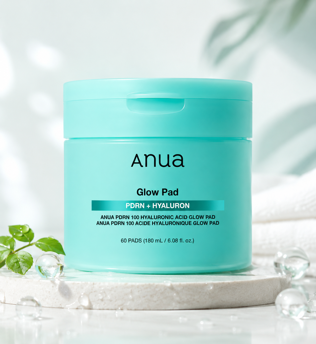 Anua PDRN 100 Hyaluronic Acid Glow Pad 60pads