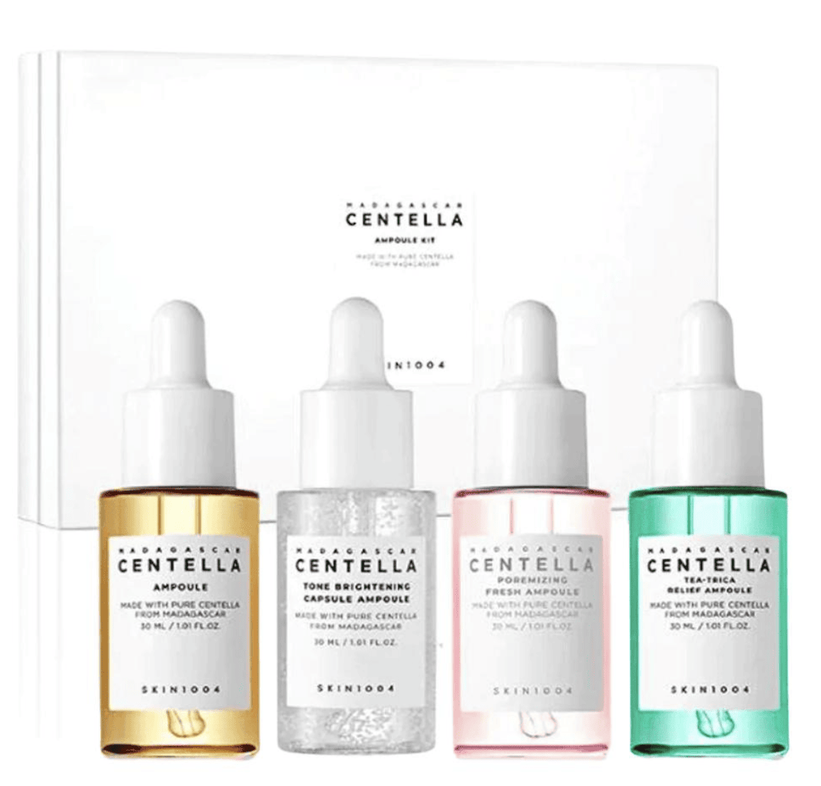 Skin1004 Madagascar Centella Ampoule Kit 30ml x4