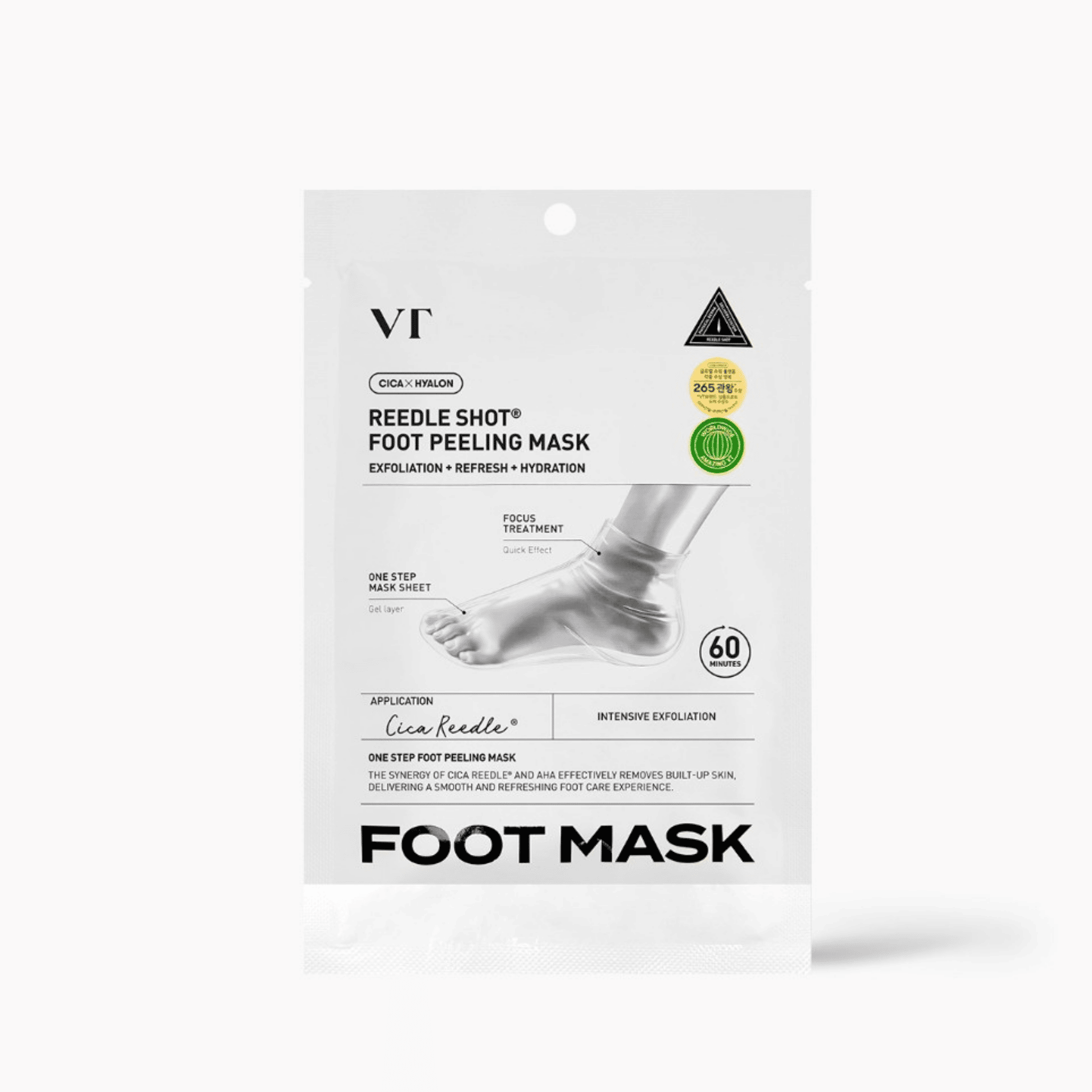 VT Cosmetics - Reedle Shot Foot Peeling Mask, 40ml, 1 piece