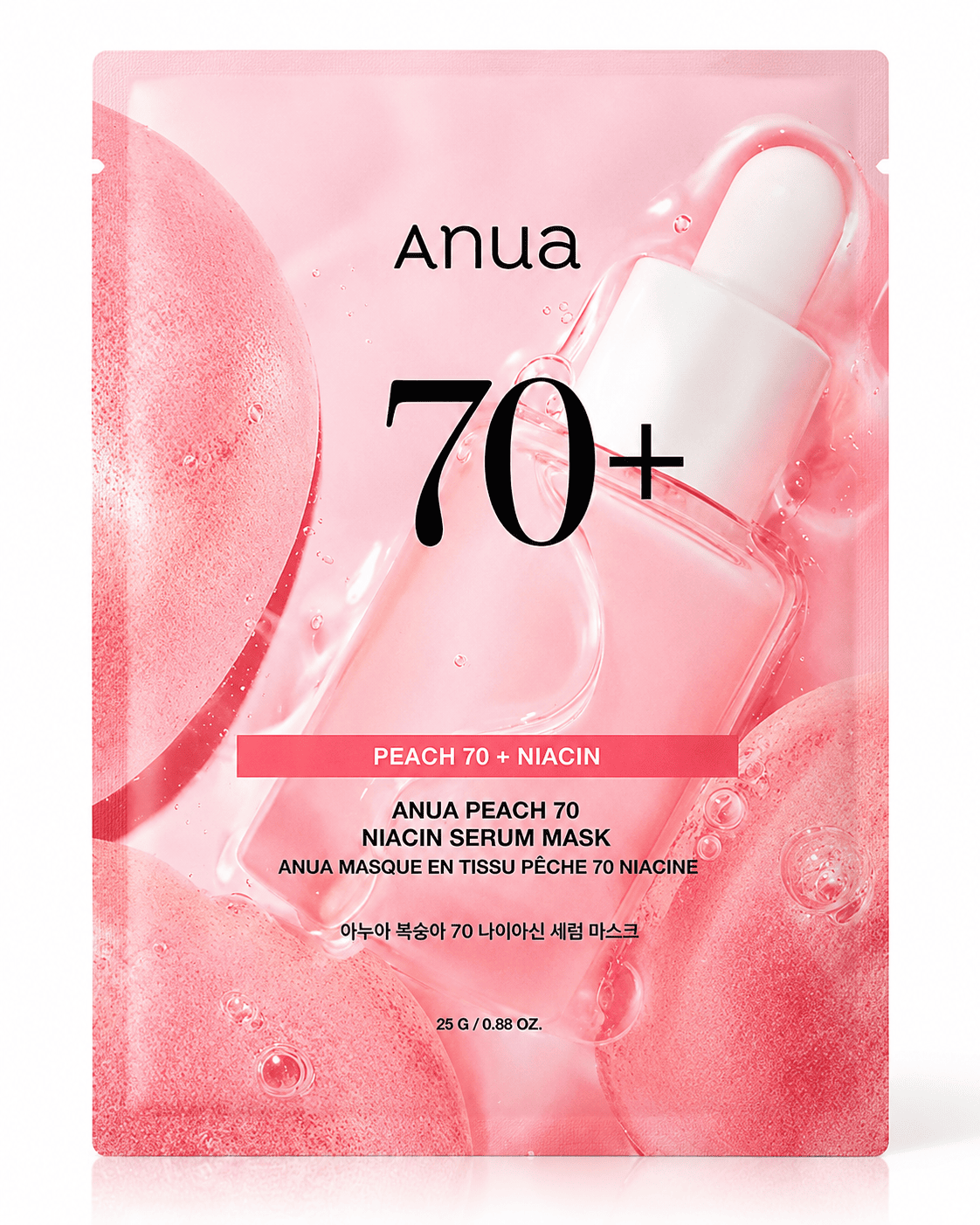 Anua Peach 70 Niacin Serum Mask 25ml