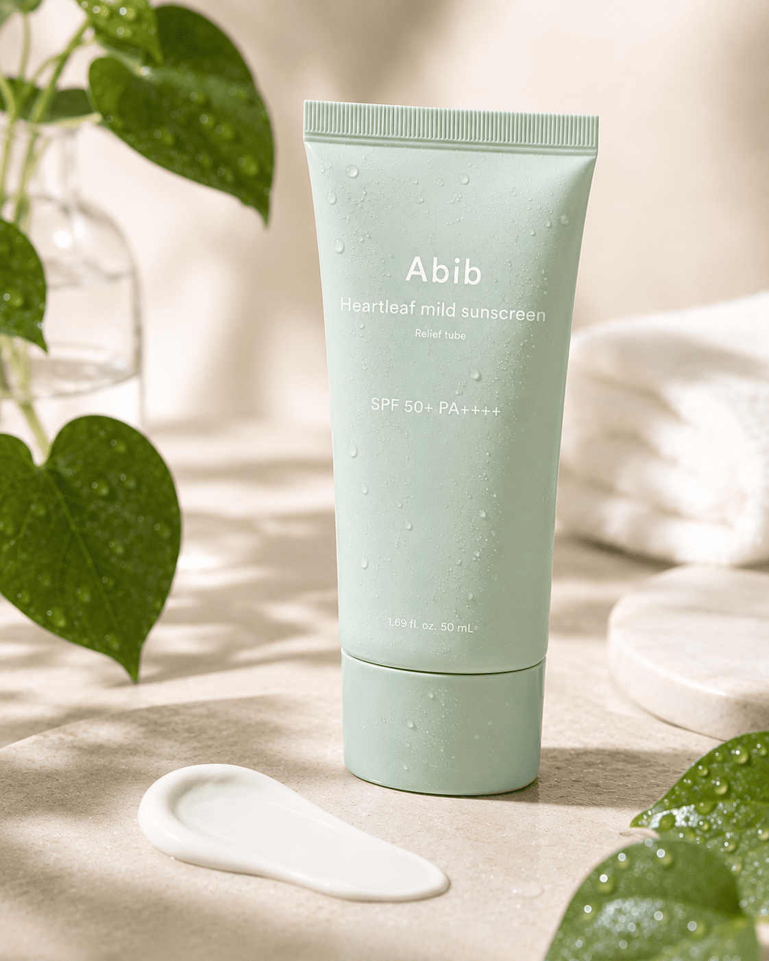 ABIB - Heartleaf Mild Sunscreen Relief Tube, 50ml